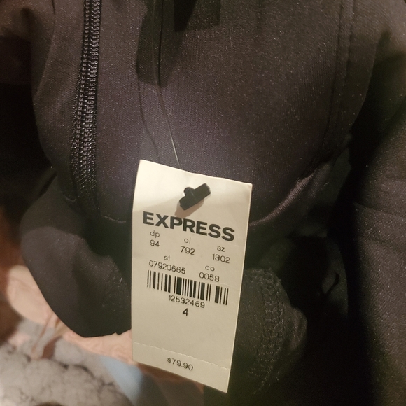 Express Little Black Mini Dress - Picture 3 of 3